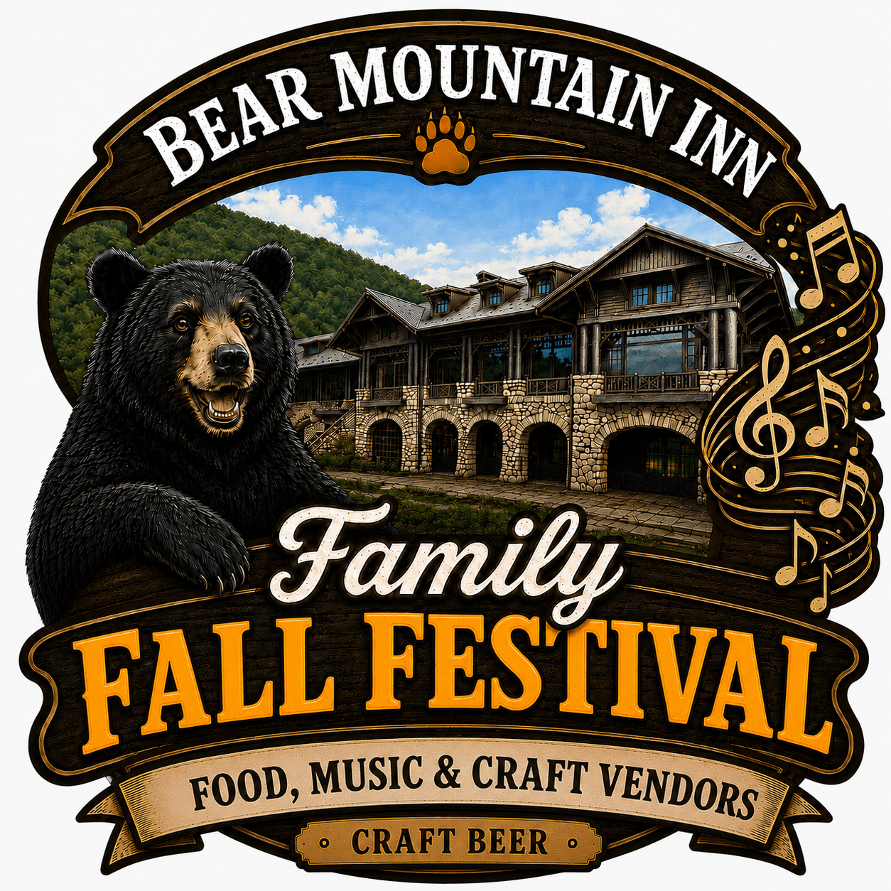 Bear Mountain Inn Family Fall Festival & Craft Brew Garden