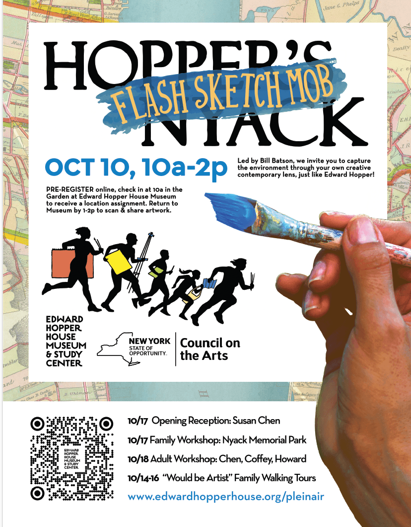 "Hopper's Nyack" Flash Sketch Mob