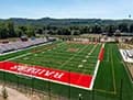 Aerial view of the synthetic turf field at Haverstraw Recreational Facility