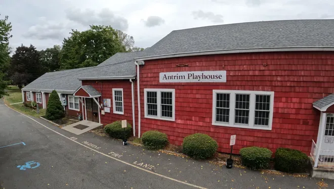 Exterior of Antrim Playhouse in Tappan