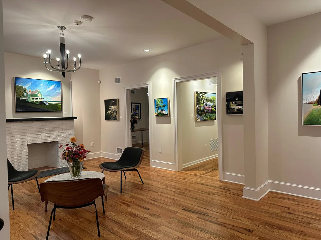 Gallery interior at Perry Lawson Fine Art