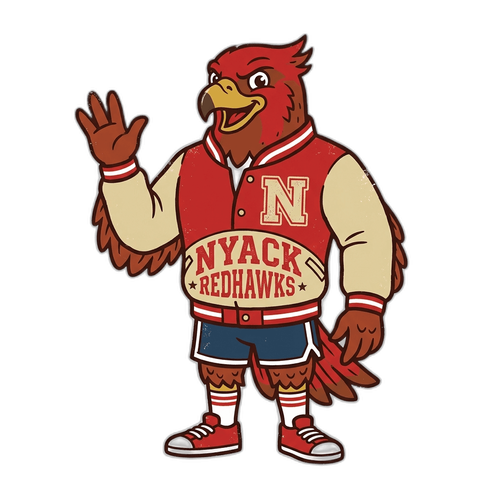Nyack RedHawk Mascot