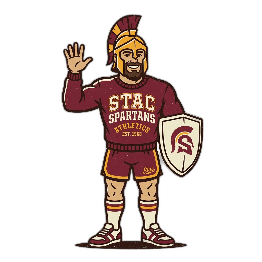 St. Thomas Aquinas Spartan Mascot