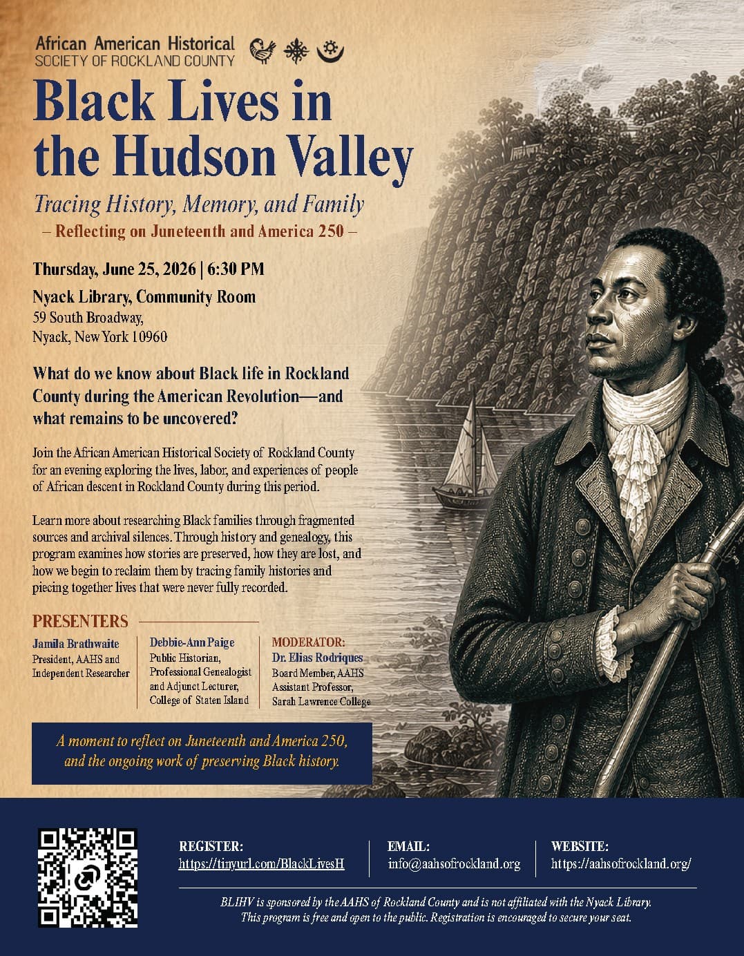 Black Lives in the Hudson Valley: Tracing History, Memory and Family