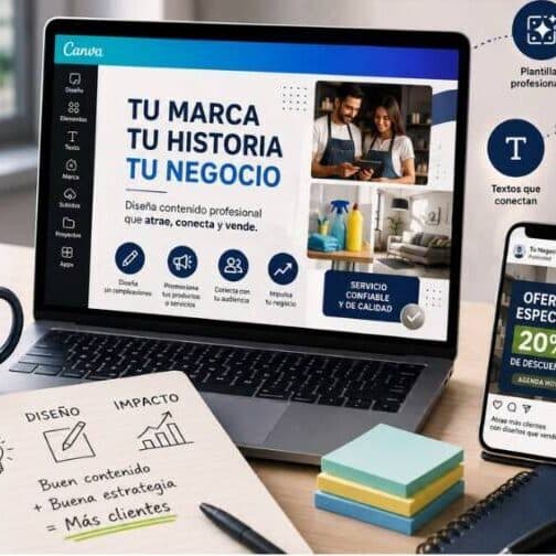 Crea Contenido con Inteligencia Artificial y Canva