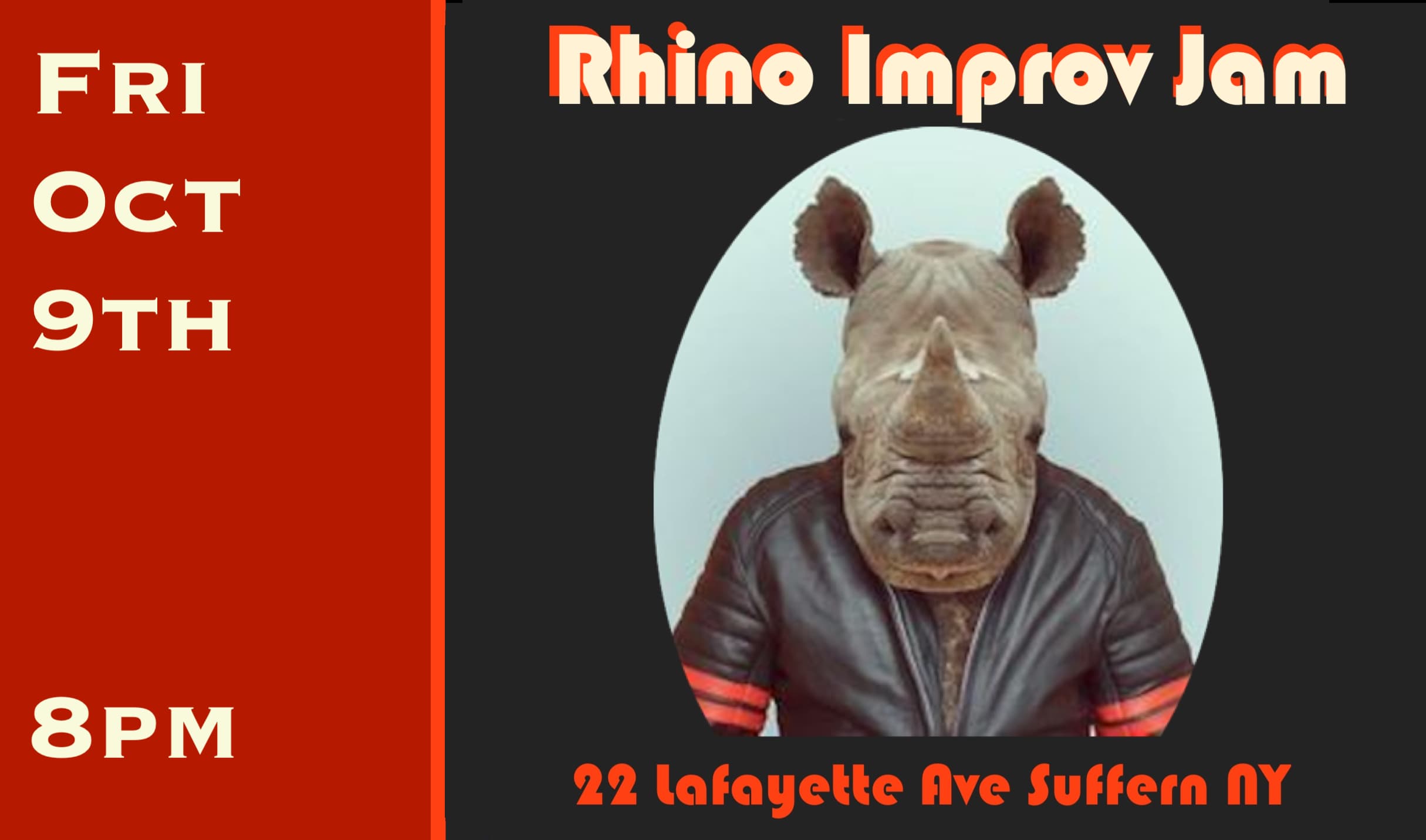 Fri Oct 9th Improv Jam 8pm