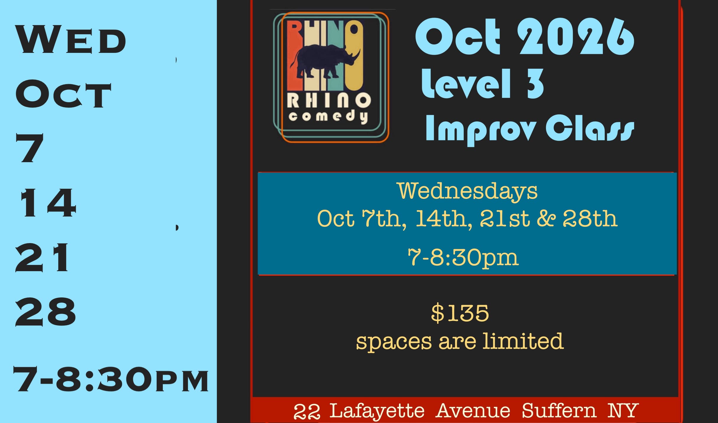 Oct Level 3 Improv Class class image