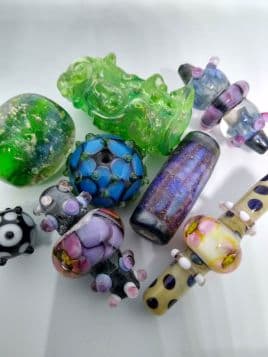 Lampworked Glass Bead Workshop class image
