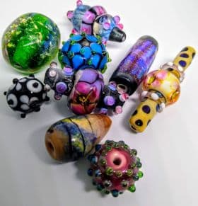Lampworked Glass Bead Workshop class image